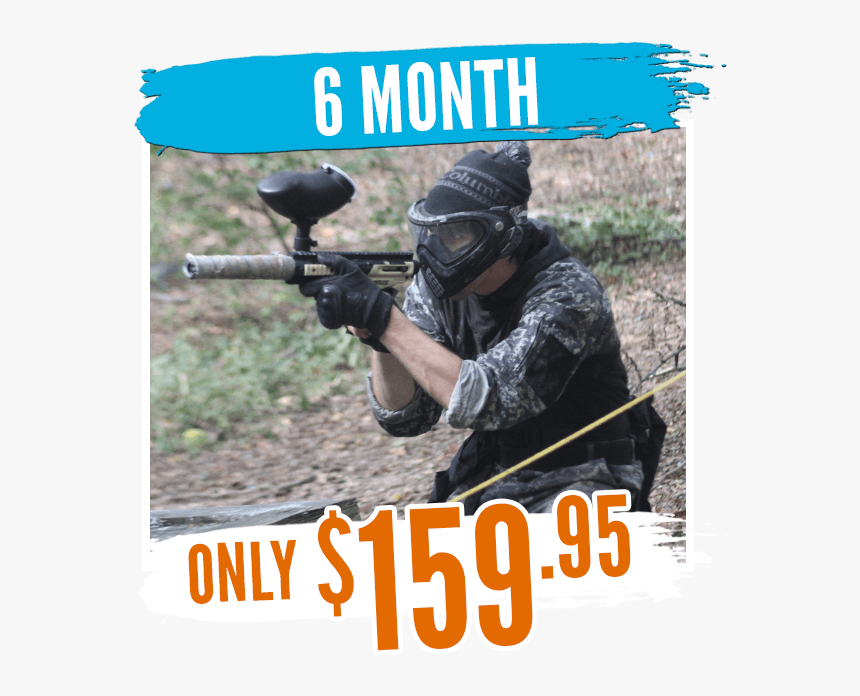 6 Month Holiday Membership Special - Paintball, HD Png Download, Free Download