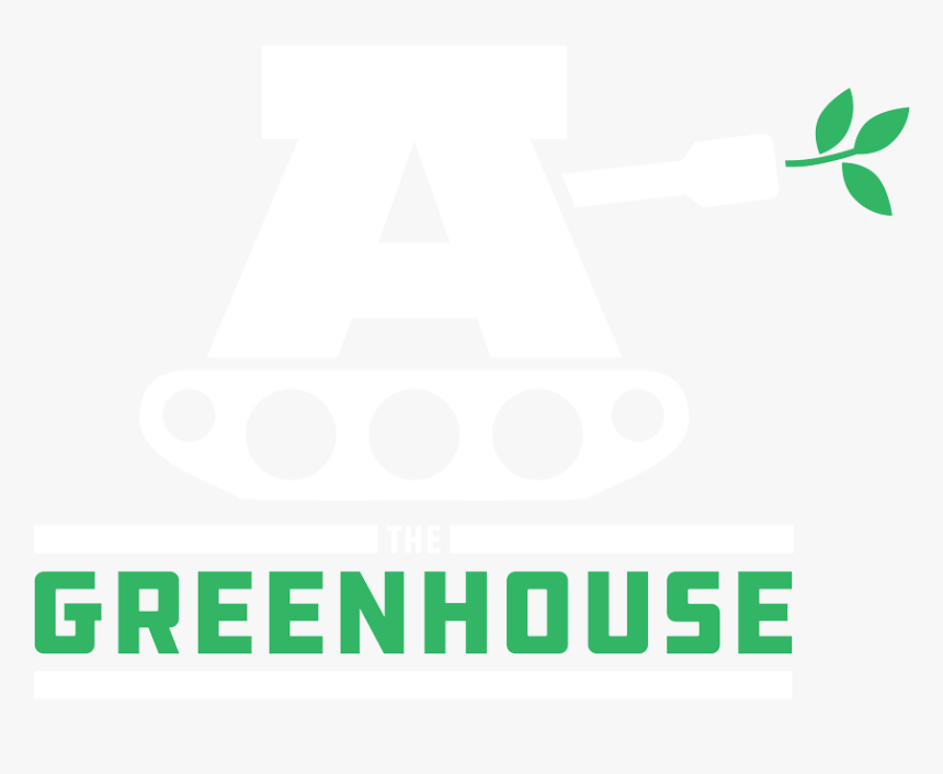 Thegreenhouse Logo Greenwhite 1000px - Graphic Design, HD Png Download, Free Download