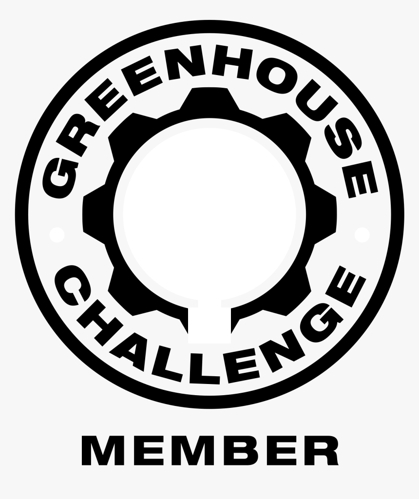 Greenhouse Challenge Logo Black And White - Circle, HD Png Download, Free Download