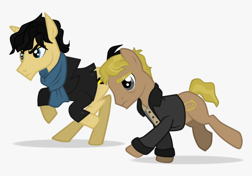 Drawing Scarf Sherlock - My Little Pony Sherlock Holmes, HD Png Download, Free Download