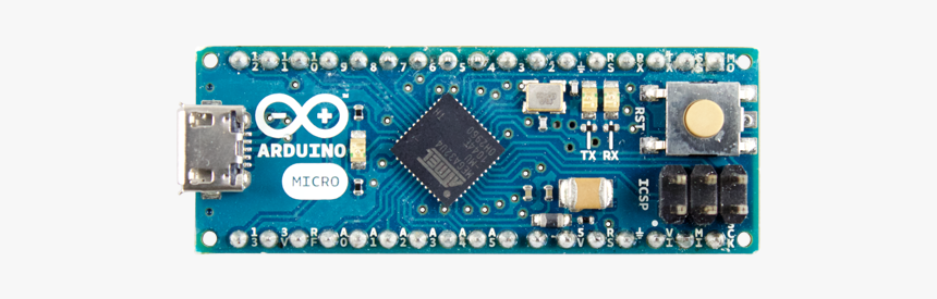 Arduino Micro With Headers - Electronic Component, HD Png Download, Free Download