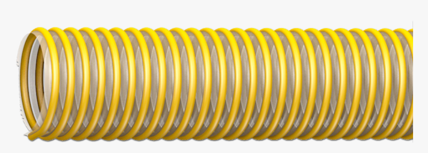 Spiralflex Yellow Pvc Mulch Blower Hose - Pipe, HD Png Download, Free Download