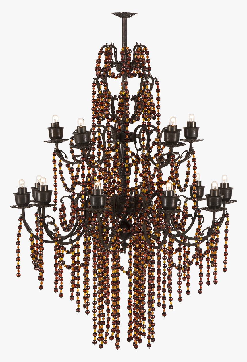 Nellcote Boho Claret Beaded Chandelier Twinkle Lights, - Chandelier, HD Png Download, Free Download