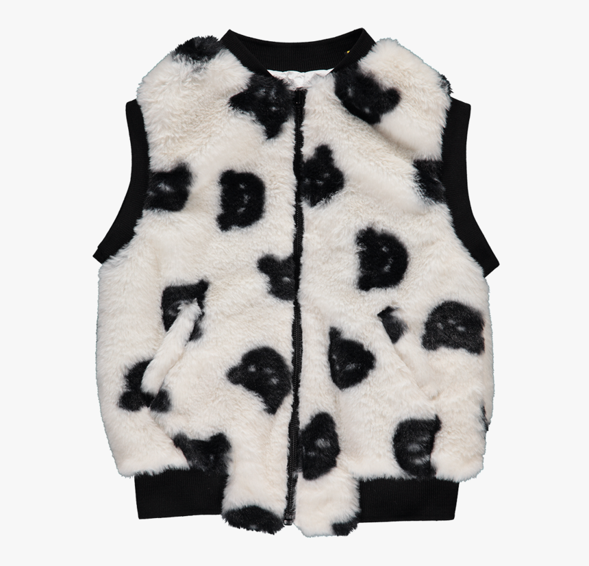 Kids Caroline Bosmans Faux Fur Teddy Vest - Blouse, HD Png Download, Free Download