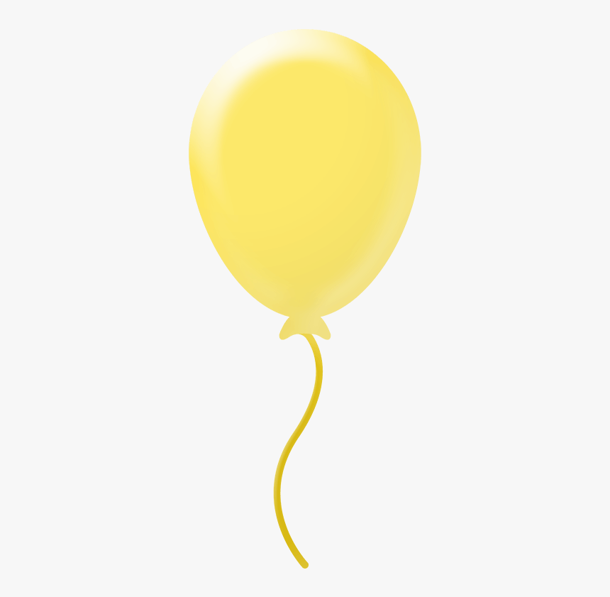 Yellow Balloon - Balloon, HD Png Download, Free Download