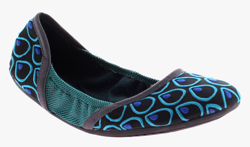 Hari Om In Black Turquoise Women"s Ballet Flat - Ballet Flat, HD Png Download, Free Download