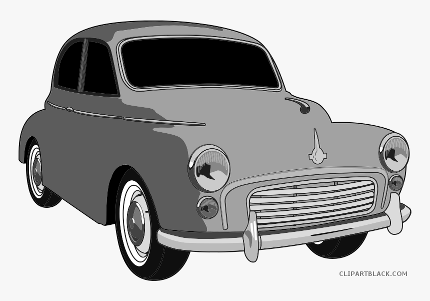 Classic Car Show Clipart Png Black And White Stock - Old Car Clipart, Transparent Png, Free Download