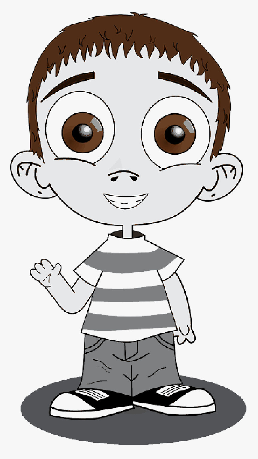 Download Clipart Boy With Big Eyes Png Download Boy With Big Eyes Cartoon Transparent Png Kindpng