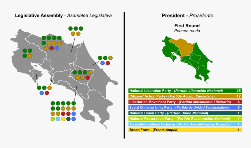 Costa Rica Capital Map, HD Png Download, Free Download