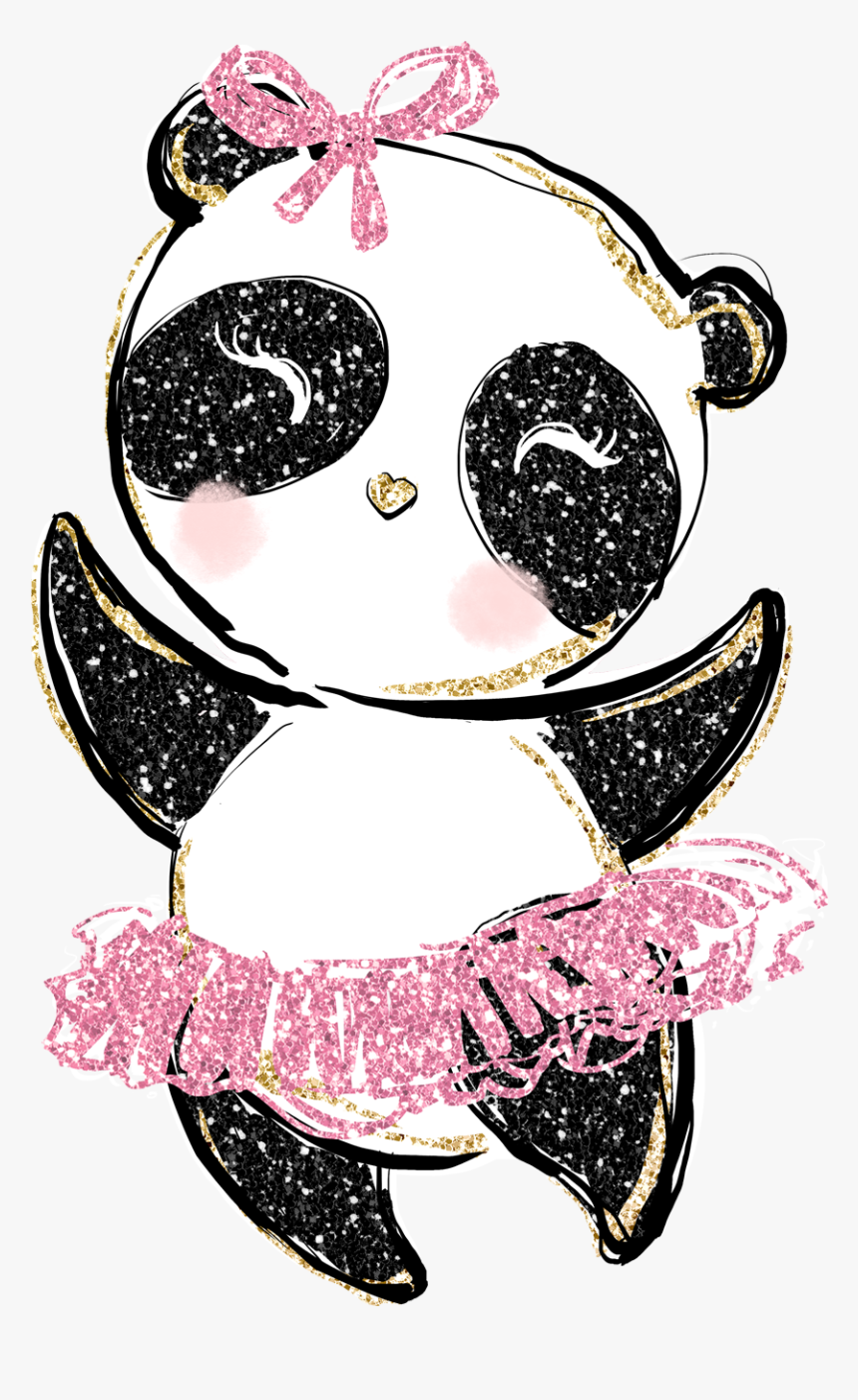 er der interpersonel radium Panda Ballerina, HD Png Download - kindpng
