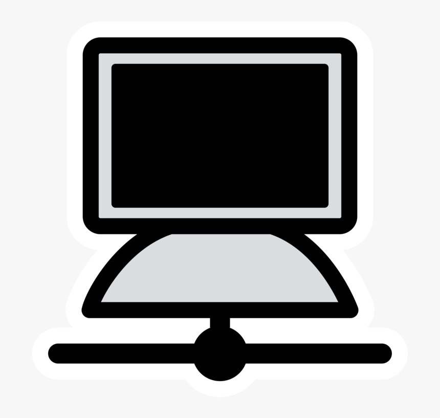 Computer Monitor,computer Icon,television Set - Computer Terminal Icon, HD Png Download, Free Download