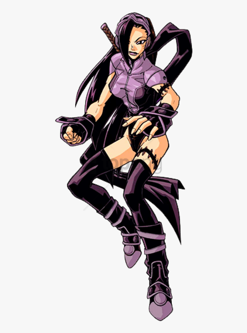 Psylocke Png - Revised Timeline - Psylocke Ronin, Transparent Png, Free Download