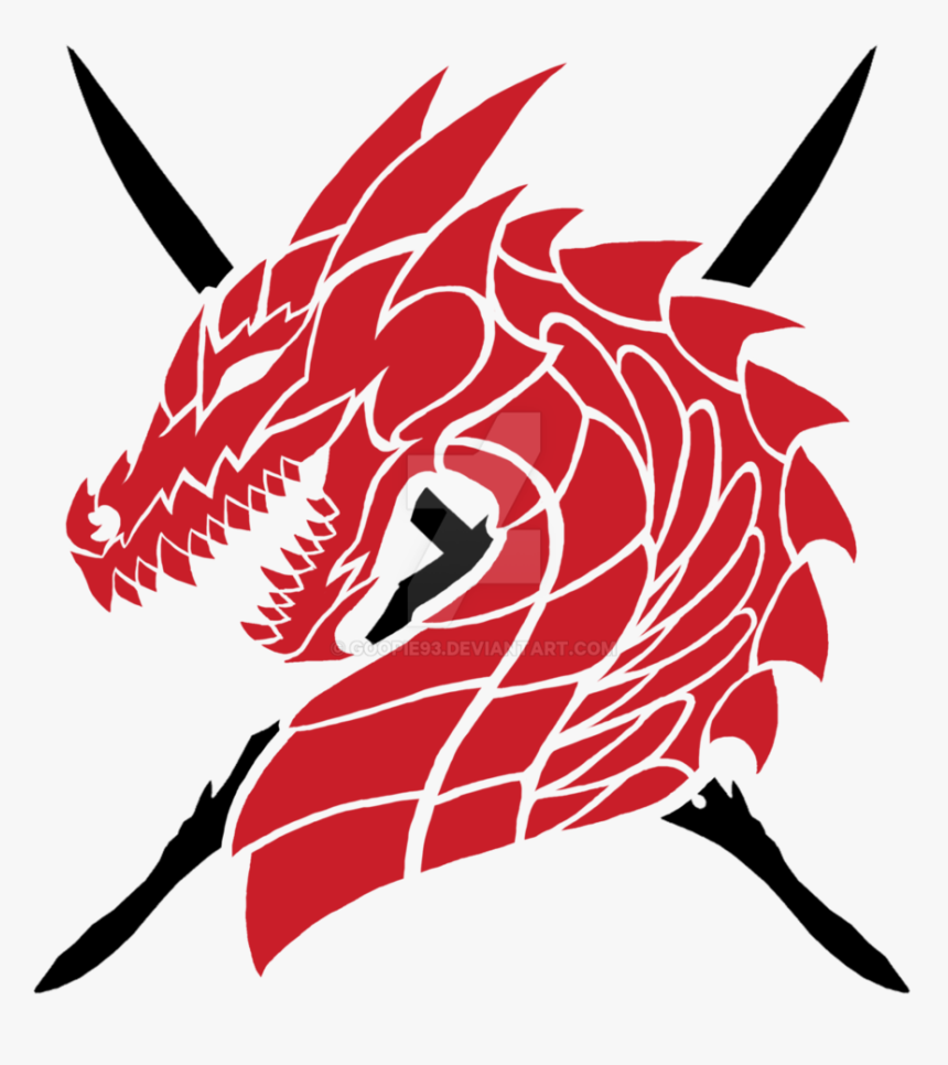 Thumb Image - Red And White Dragon Logo, HD Png Download, Free Download