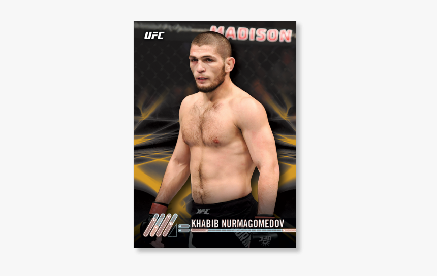 Khabib Nurmagomedov 2017 Topps Ufc Knockout Base Cards - Ufc Gloves, HD Png Download, Free Download