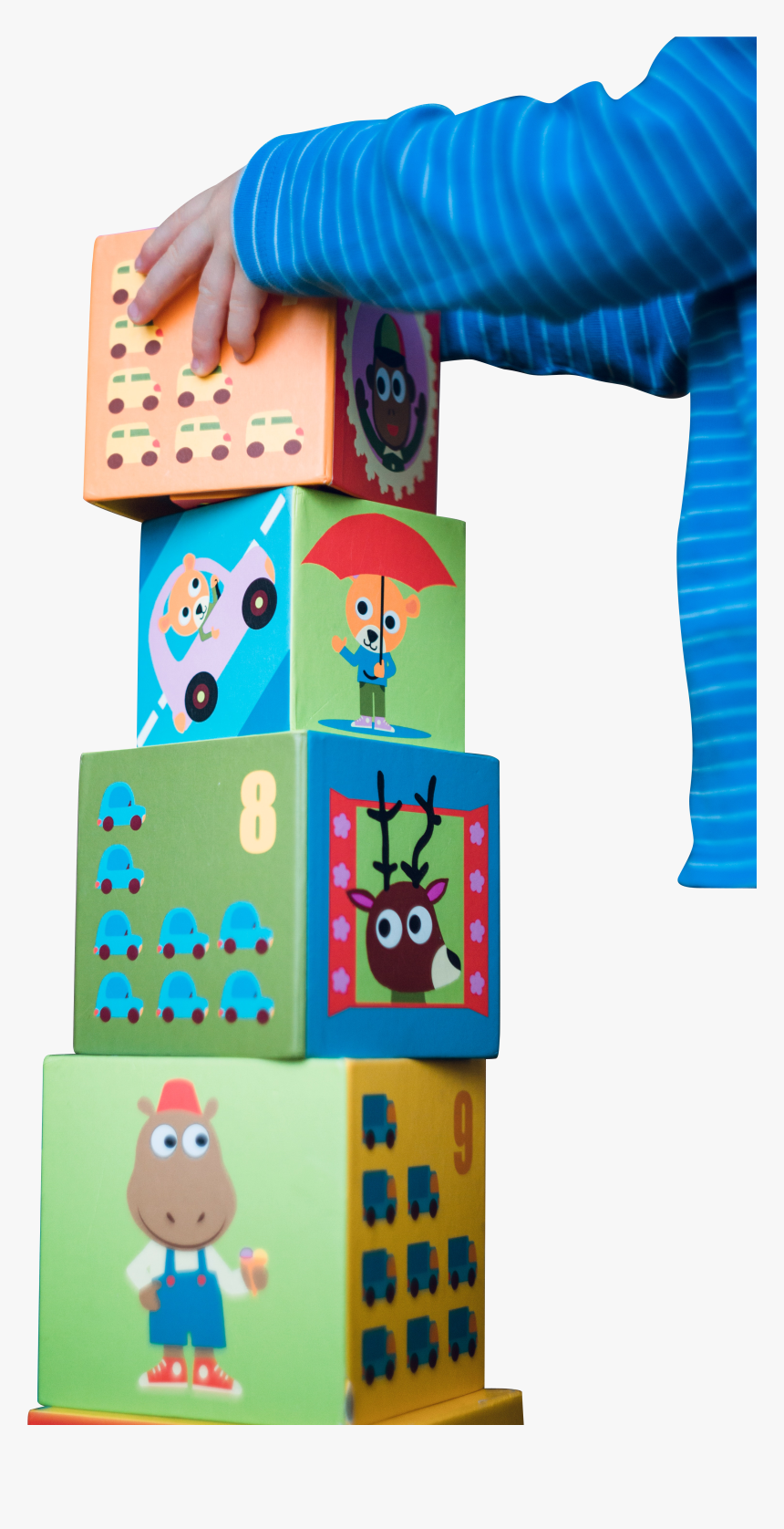 K#stacking Toy Blocks - Child, HD Png Download, Free Download