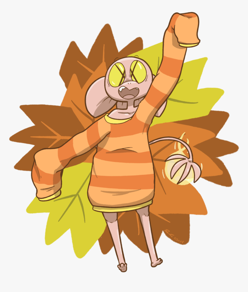 Honey, That Sweater Is Too Big Happy Fall Everyone - Cartoon, HD Png Download, Free Download