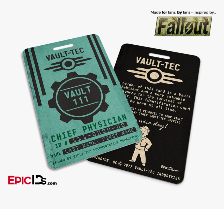 Chief Physician "fallout - Box, HD Png Download, Free Download