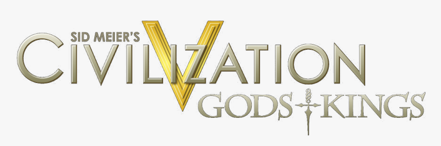 Civ 5 Logo Png - Gods And Kings Civ 5 Logo, Transparent Png, Free Download