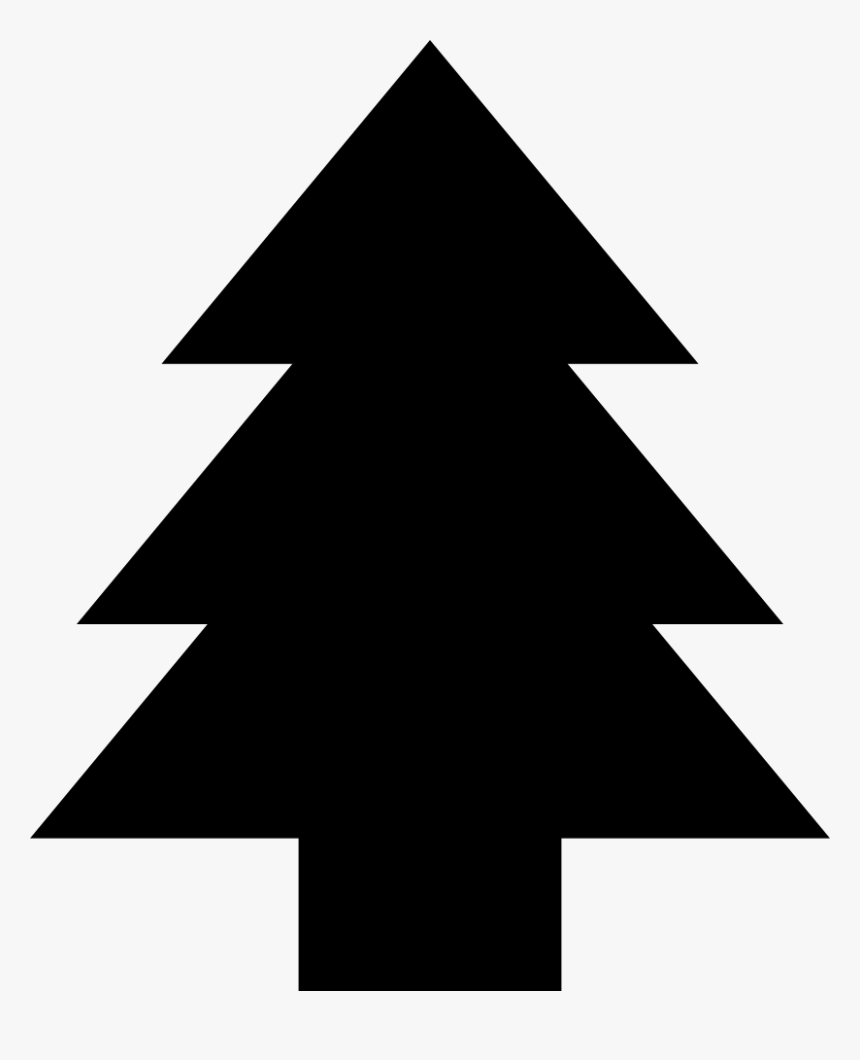 Christmas Tree Silhouette Svg Hd Png Download Kindpng