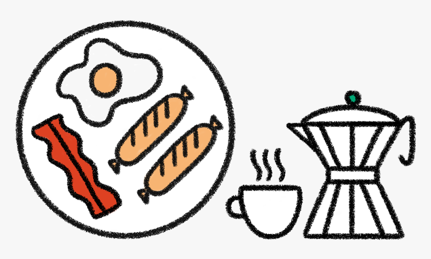 Breakfast Clipart , Png Download - Drawing, Transparent Png, Free Download