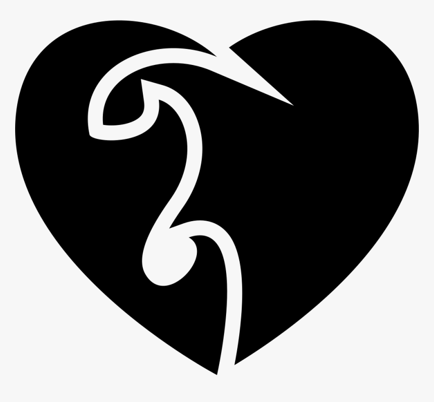 Heart With Flames Line - Icon, HD Png Download, Free Download