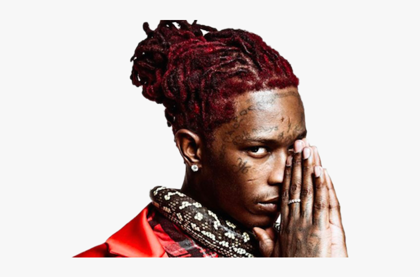 Young Thug Png Pic - Young Thug Red Hair, Transparent Png, Free Download