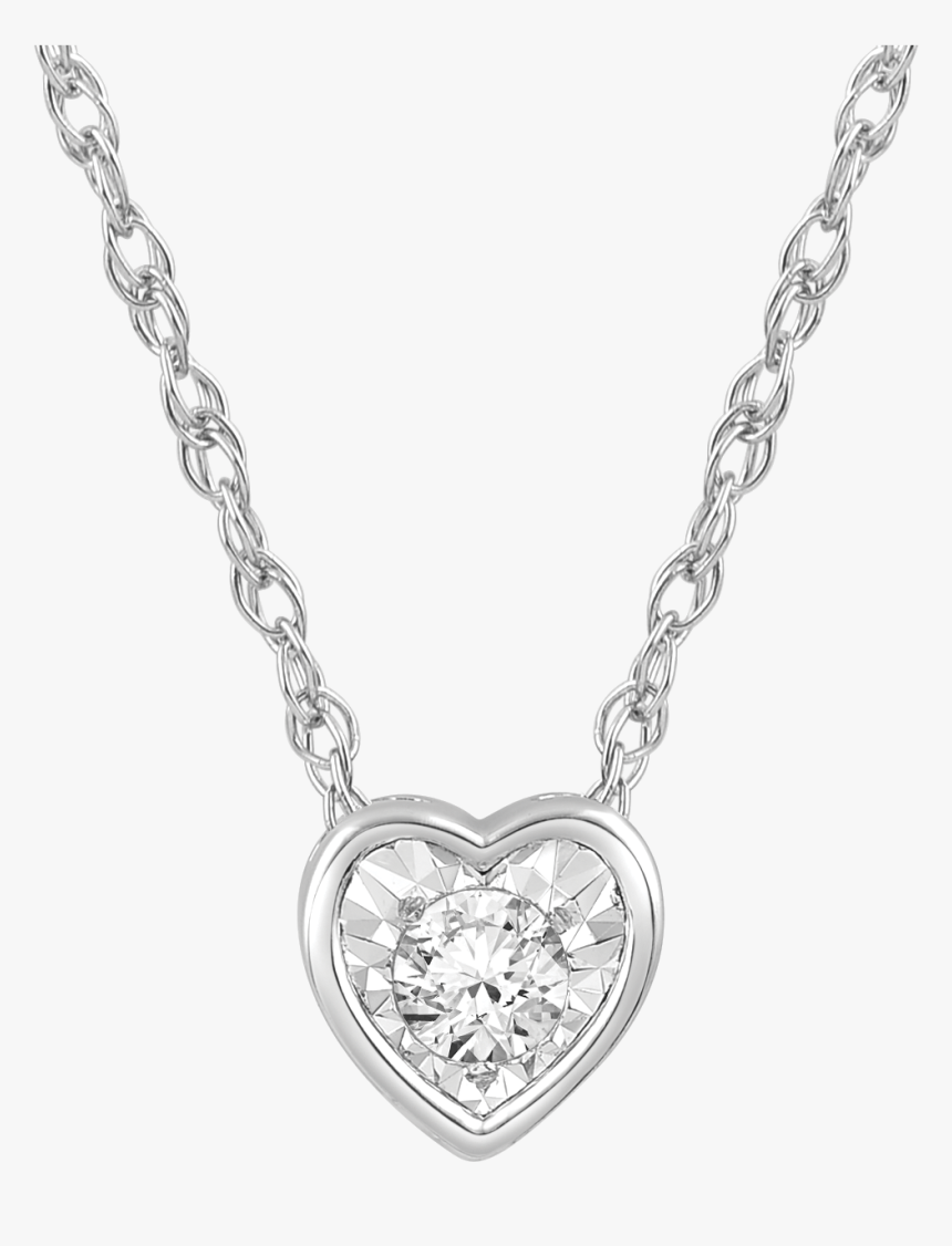 276763 - Bezel Set Heart Shaped Garnet Necklace, HD Png Download, Free Download