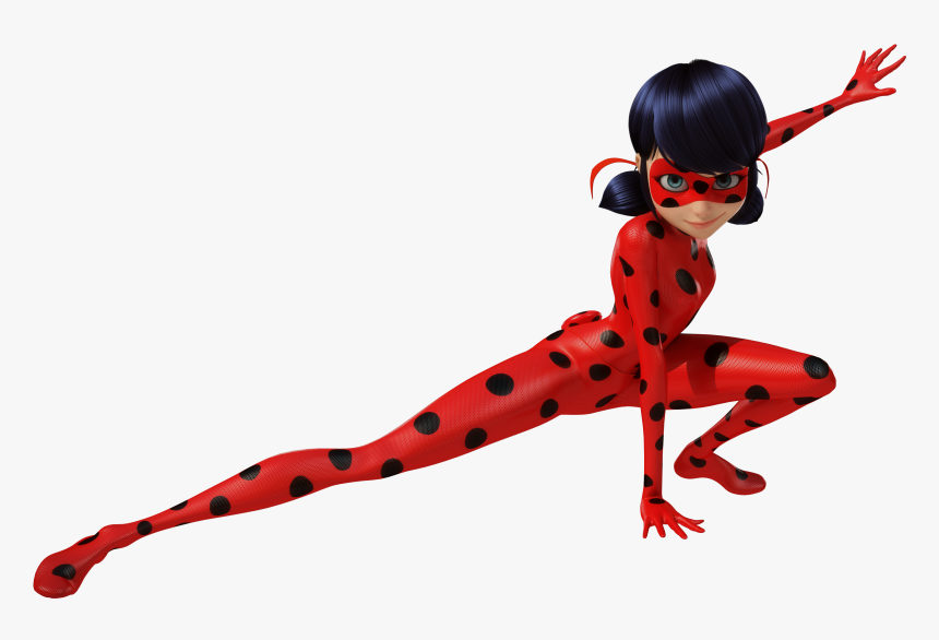 Ladybug Stretch Pose - Miraculous Ladybug Butt, HD Png Download - kindpng