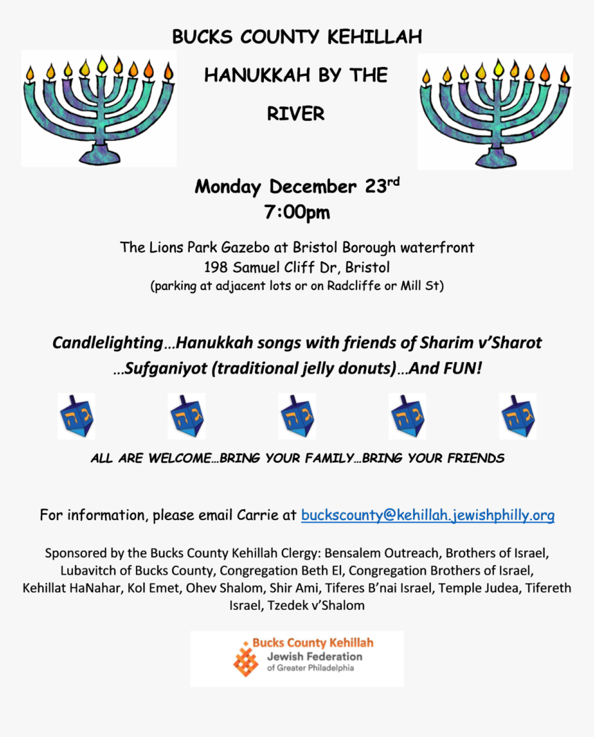 River Hanukkah, HD Png Download, Free Download