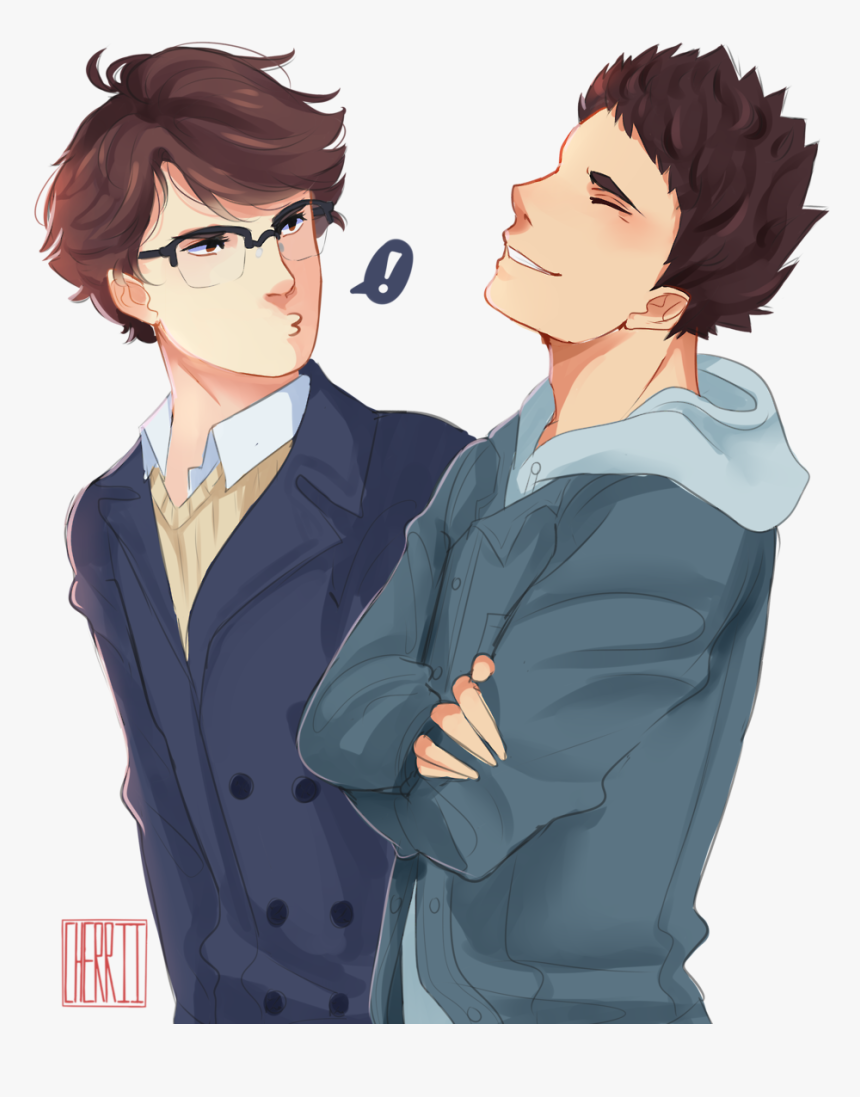 “ Name A More Fashionable Haikyuu Duo, I"ll Wait - Cartoon, HD Png Download, Free Download