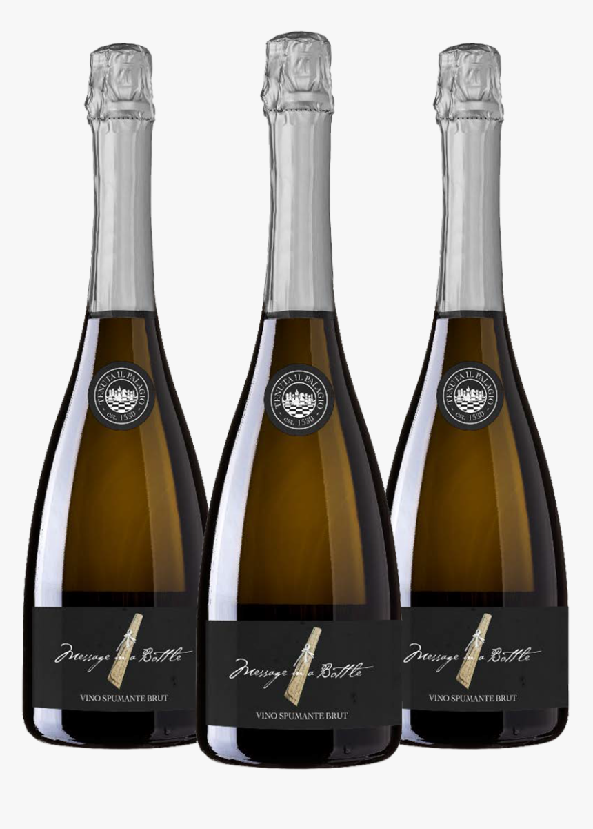 Vino Spumante Brut Message In A Bottle, HD Png Download, Free Download