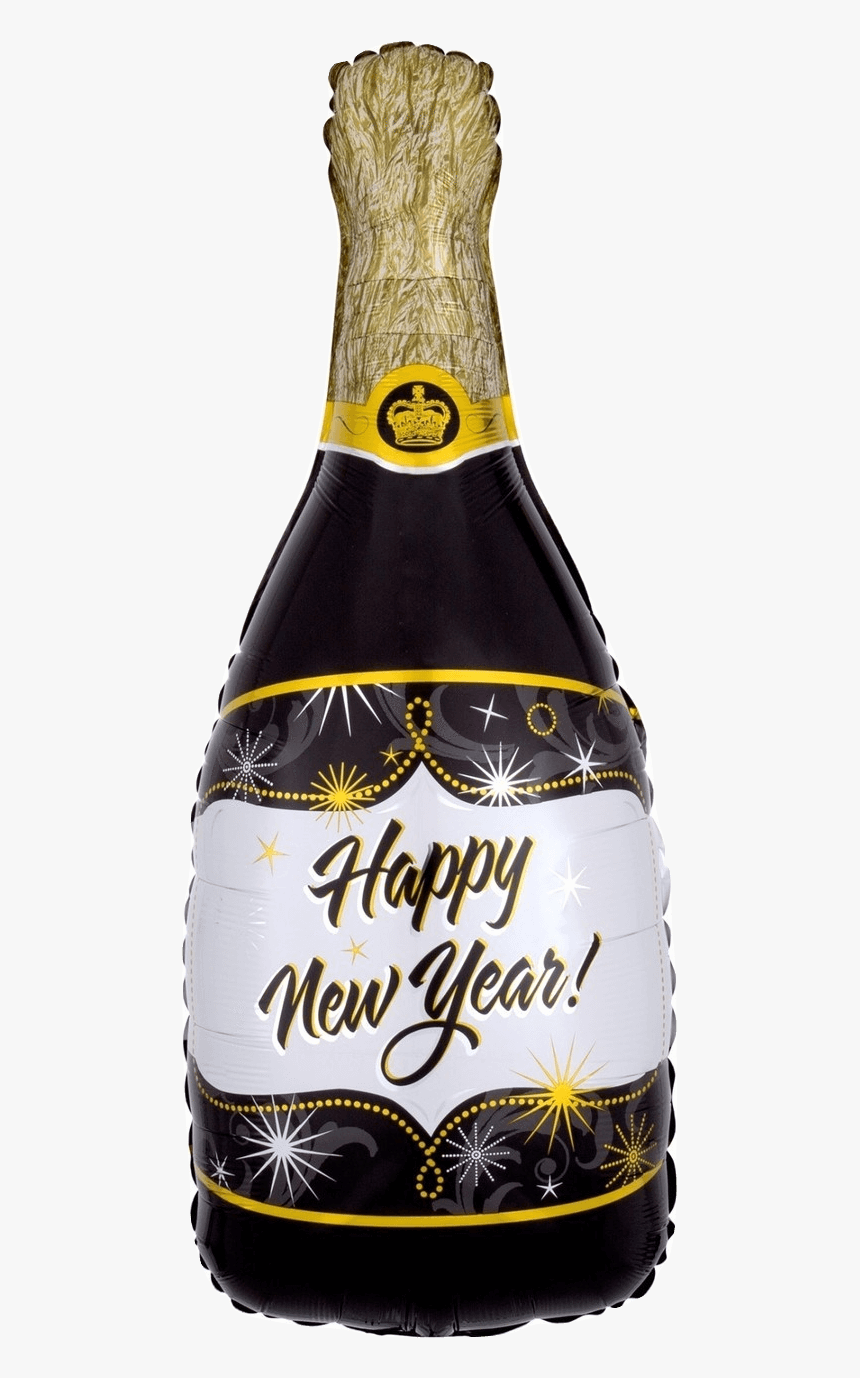 New Years Champagne Bottle, HD Png Download, Free Download