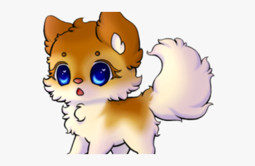 Pomeranian Clipart Chibi - Cartoon, HD Png Download, Free Download