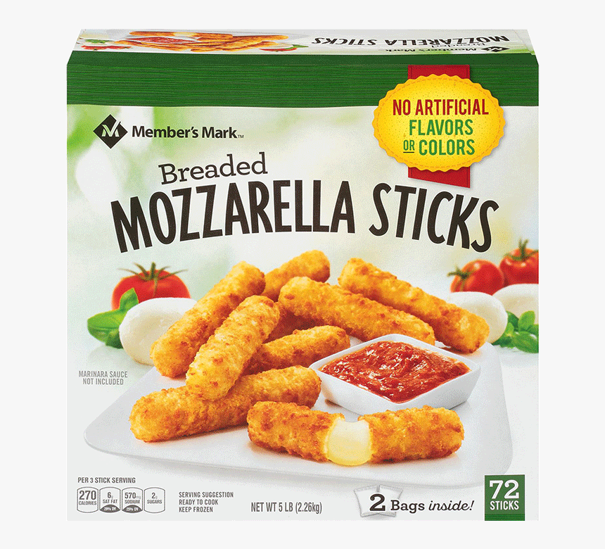 Member's Mark Mozzarella Sticks Nutrition, HD Png Download, Free Download