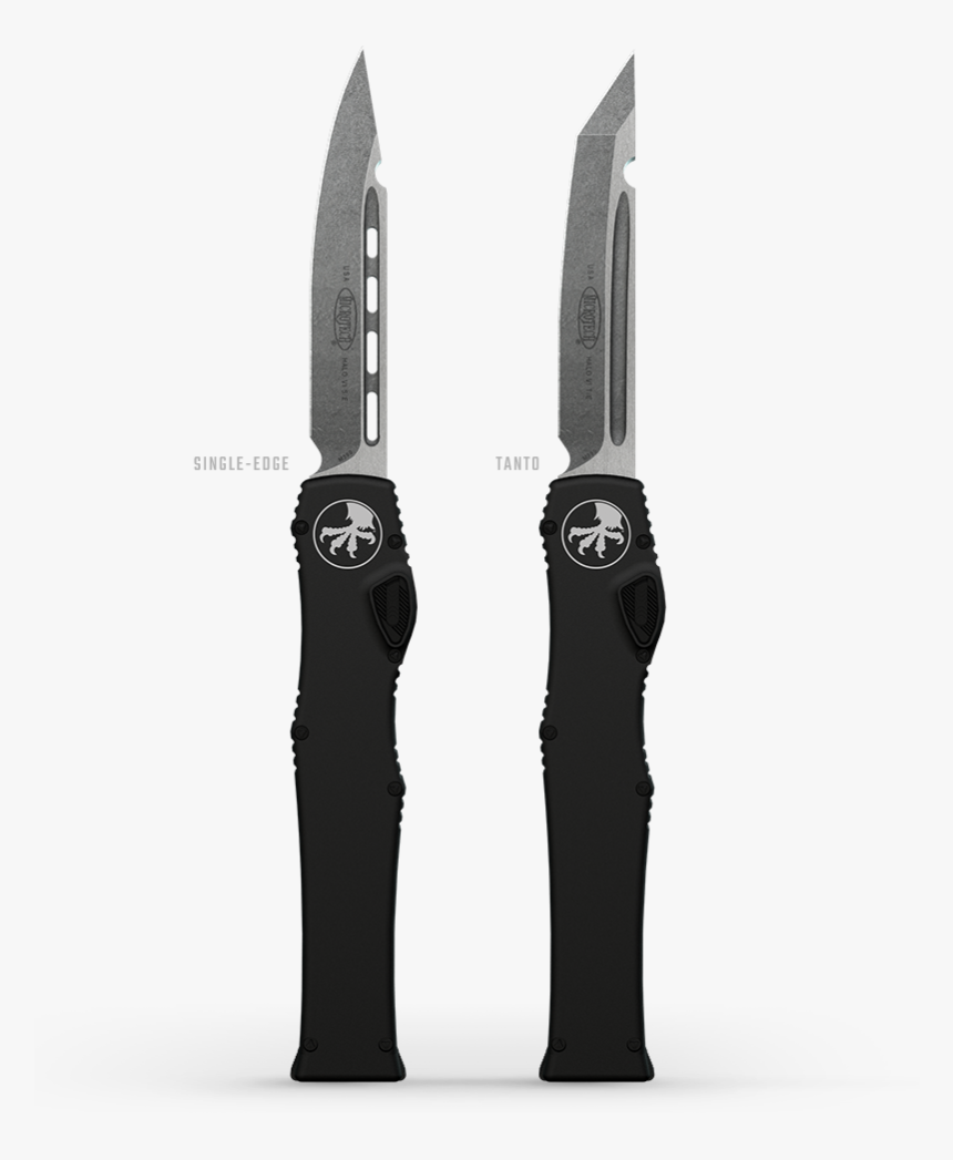 H A O Vi Microtech Knives Png Halo Switchblade - Knife, Transparent Png, Free Download