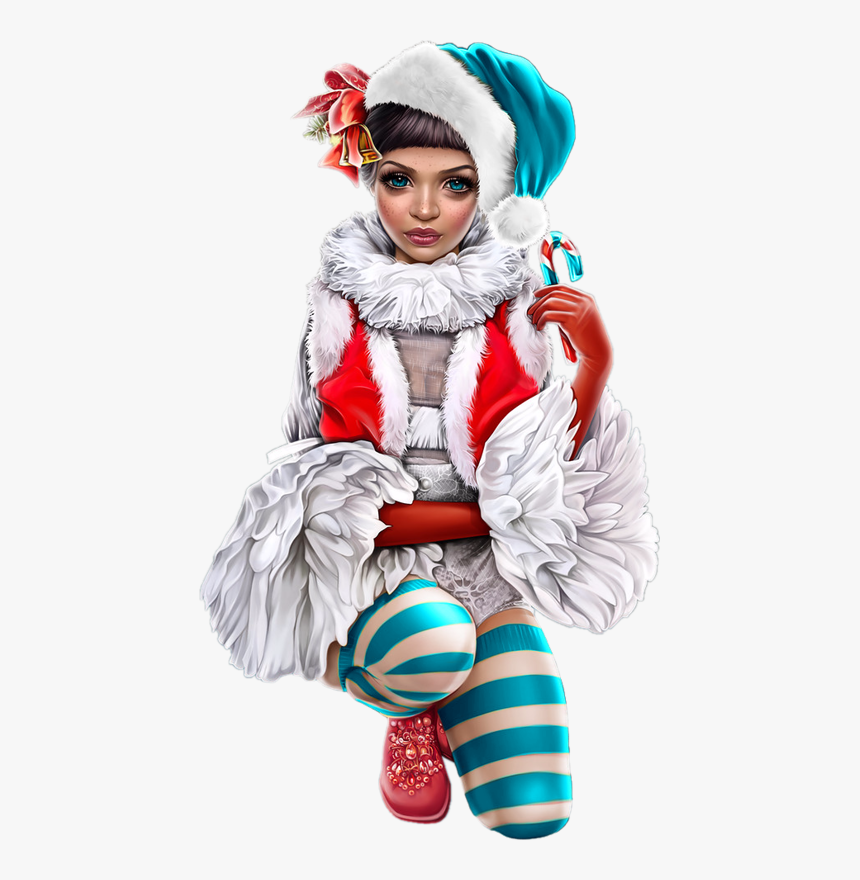 Transparent Christmas Girls Png - Chicas Navidad Png, Png Download, Free Download