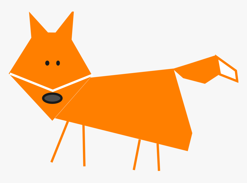 Simple Fox Cartoon, HD Png Download, Free Download