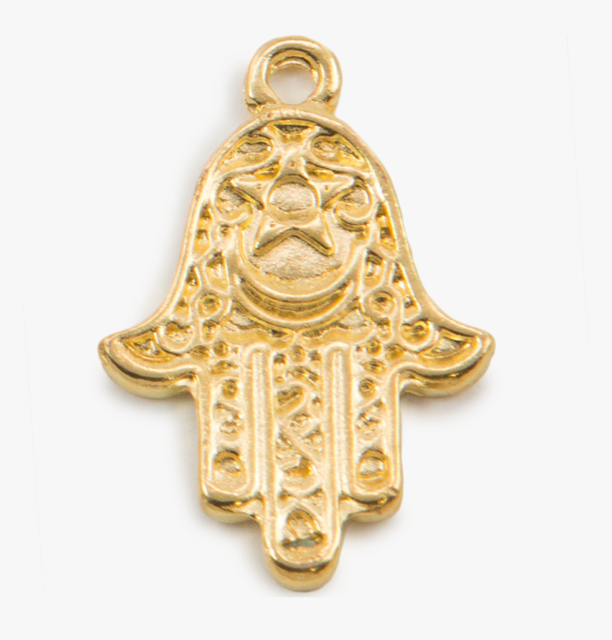 Gold Hamsa Charm , Png Download - Locket, Transparent Png - kindpng