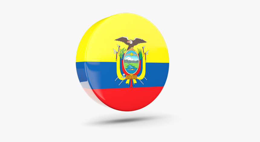 Glossy Round Icon 3d - Png Ecuador Flag 3d, Transparent Png, Free Download