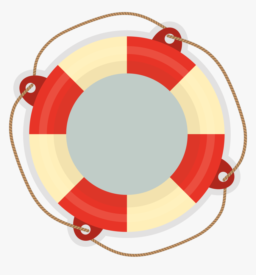 Red Ring Png - Cartoon Swimming Ring, Transparent Png, Free Download