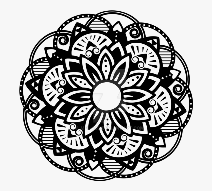 Red And Black Mandala Design , Png Download - Vietnamese Folk Religion Symbol, Transparent Png, Free Download