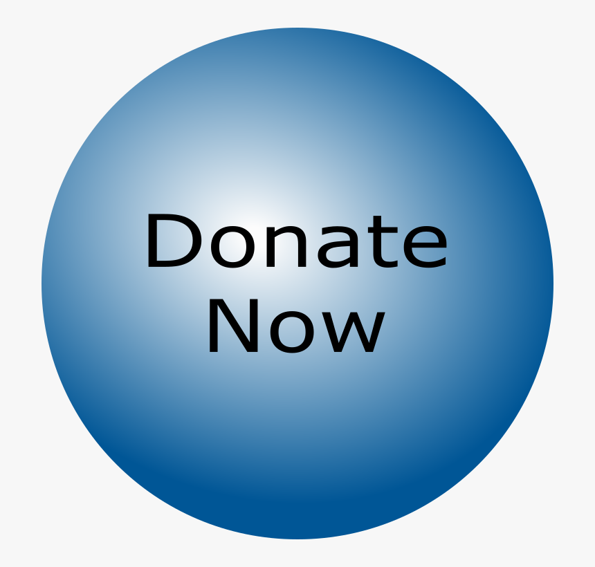 Donate Now Bubble Blue - Circle, HD Png Download, Free Download