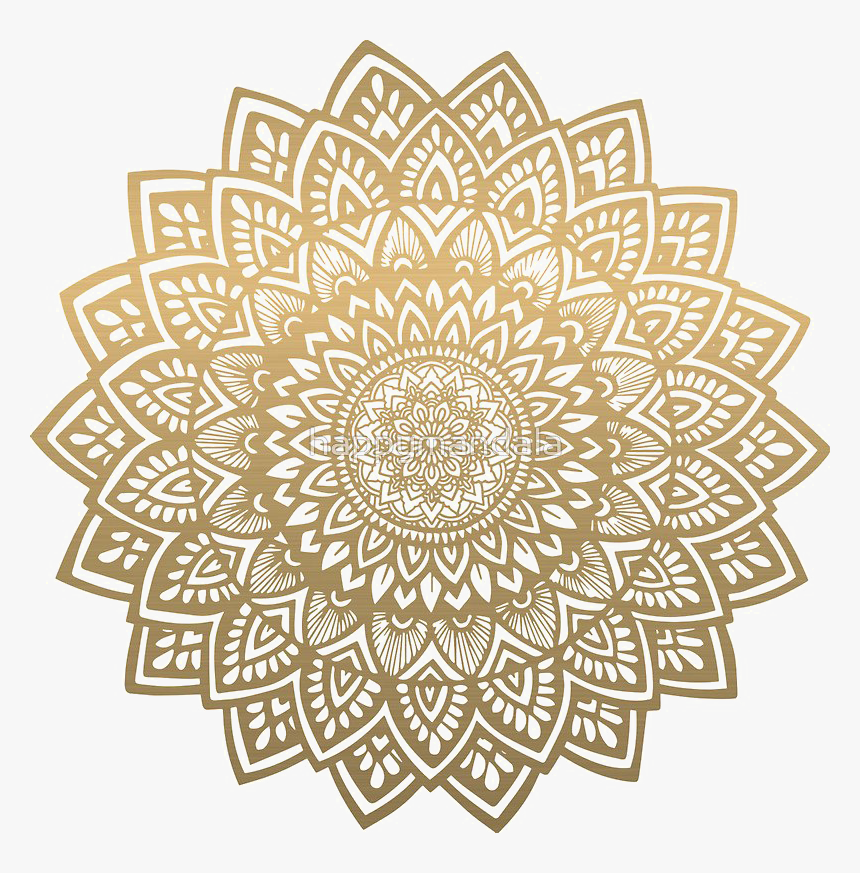 Mandala Transparent Background - Mandala Gold Png, Png Download - kindpng