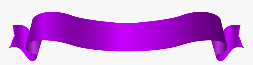 Faixas De Banner Png Clipart , Png Download - Ribbon Clipart Purple, Transparent Png, Free Download