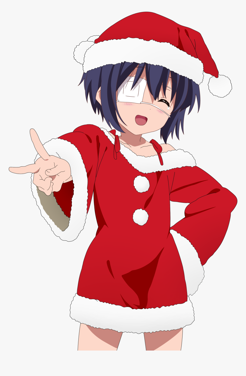 Anime Santa Hat Png - Merry Christmas Anime Gif, Transparent Png, Free Download