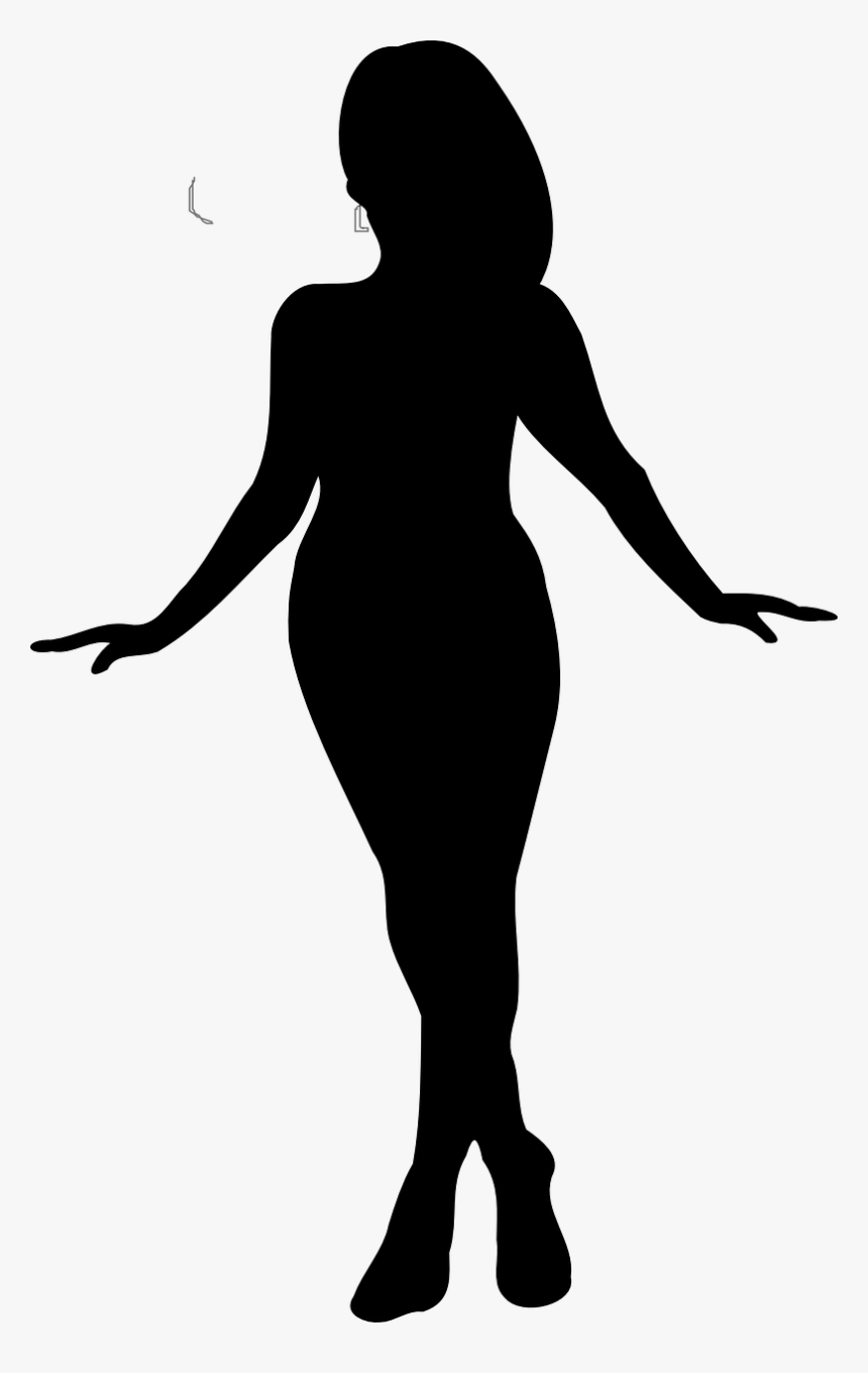 Woman Clipart Black, HD Png Download, Free Download