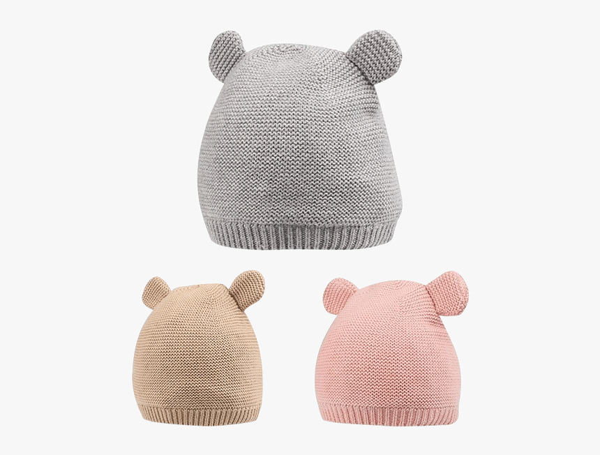 Bear Ears Baby Hat - Crochet, HD Png Download, Free Download