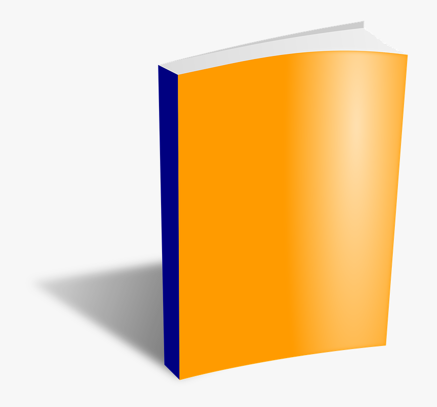Notepad, Book, Cover, Library, Orange, Paper, Office - Capa De Livro Png, Transparent Png, Free Download