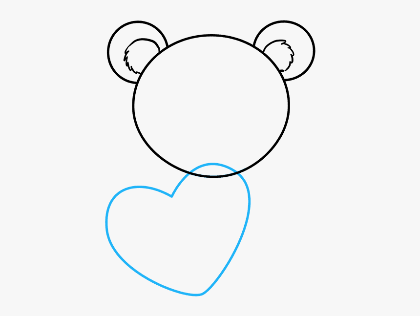 55 555708 how to draw teddy bear with heart easter