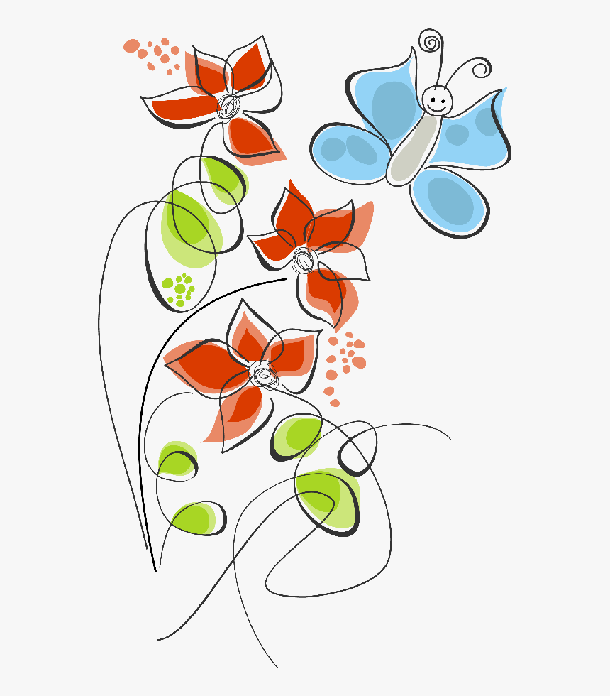 Flores Ilustraciones En Png - Cute Flowers, Transparent Png, Free Download